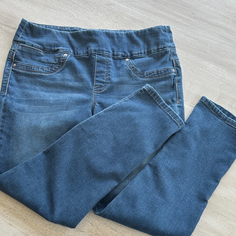 Style & Co. Women's Straight Leg Jeans in Dark Blue